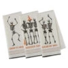 Halloween Geschirrtuch Party Skelette