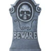 Halloween Grabstein Skull & Inschrift
