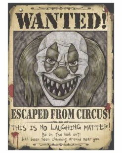Horrorclown Wanted Poster