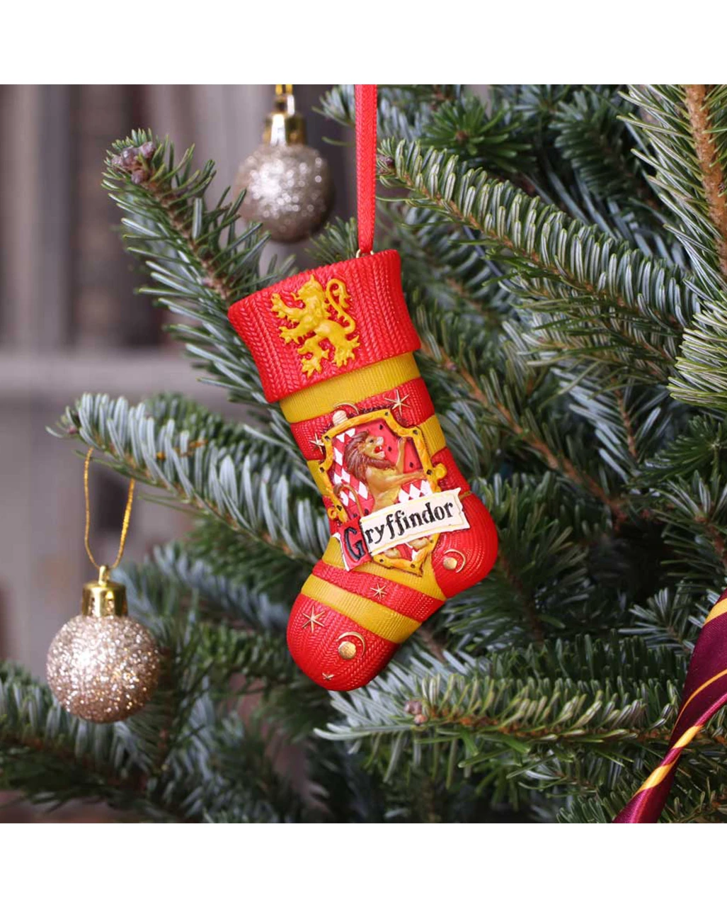 Harry Potter Gryffindor Socke Weihnachtskugel 6 Harry Potter Gryffindor Socke Weihnachtskugel – Bild 6