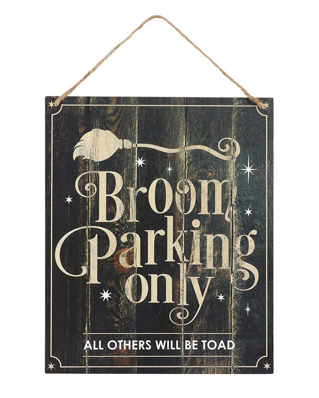 Hexenbesen Parken Hängeschild 1 Hexenbesen Parken Hängeschild