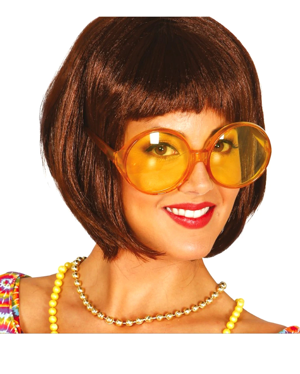 Hippie Brille Gelb 2 Hippie Brille Gelb – Bild 2