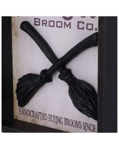 Hocus Pocus Hexenbesen Wandbild 20cm -Halloween Kostüm Geschäft hocus pocus hexenbesen wandbild hocus pocus witch broom wall art halloween dekoration 51063 04
