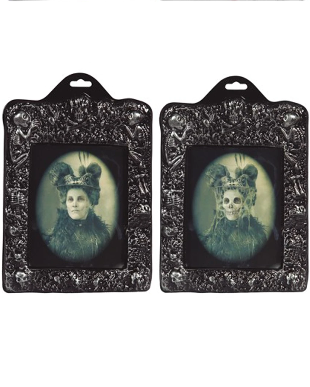 Hologramm Wandbild Skelett Gräfin 22x30 Cm 1 Hologramm Wandbild Skelett Gräfin 22x30 Cm