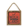 Halloween Wandbild "Witch Way To The Candy" 15cm