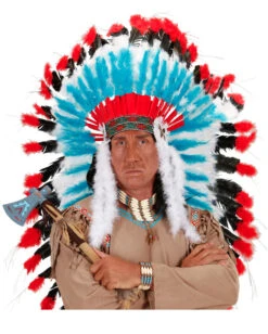 Indianer Halsband -Halloween Kostüm Geschäft indianer halsband indianer halskette indianer kostuemzubehoer indianer schmuck 22963 3