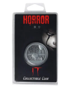 IT Limited Edition Sammelmünze -Halloween Kostüm Geschäft it limited edition sammelmuenze it limited edition collectible coin pennywise sammelmuenze 54603 03
