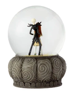 Jack Skellington & Sally Schneekugel Mit Glitter -Halloween Kostüm Geschäft jack skellington und sally wasserball mit glitzer nightmare before christmas dekoration nightmare before christmas fanartikel jack skellington fanartikel 53567 2
