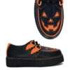 Jack O'lantern Trick Or Treat Creepers Schuhe Schwarz