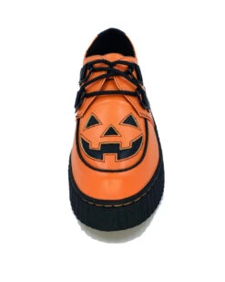 Jack O'lantern Trick Or Treat Creepers Schuhe Orange -Halloween Kostüm Geschäft jackolantern trick or treat orange schuhe halloween schuhe gothic schuhe halloween accessoire gothic accessoire gothic styled 52812 3