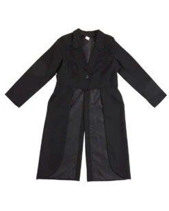 Kavalier Frack Gefüttert - Schwarz -Halloween Kostüm Geschäft kavalier frach gefuettert gentleman frack black mens tailcoat herrenkostuem kaufen 36598 03