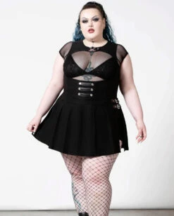 KILLSTAR Bad Brigade Kleid 9 KILLSTAR Bad Brigade Kleid -Halloween Kostüm Geschäft killstar bad brigade kleid killstar gothic dress gothic roecke und kleider 52229 5