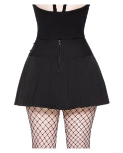 KILLSTAR Bat Girl Minirock -Halloween Kostüm Geschäft killstar bat girl minirock fledermaus girl minirock killstar bat girl mini skirt gothic mode 51399 02