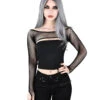 KILLSTAR Bite Me Fishnet Bolero