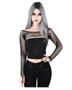 KILLSTAR Bite Me Fishnet Bolero