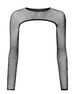 KILLSTAR Bite Me Fishnet Bolero -Halloween Kostüm Geschäft killstar bite me fishnet bolero gothic mode gothic bekleidung 50919 03