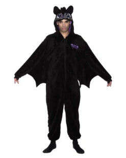 KILLSTAR Bloodsucker Onesie Mit Kapuze -Halloween Kostüm Geschäft killstar bloodsucker onsie mit kapuze fledermaus onsie gothic bekleidung tierkostuem 50873 04