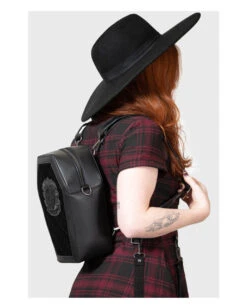 KILLSTAR Charming Coffin Rucksack -Halloween Kostüm Geschäft killstar charming coffin rucksack killstar charming coffin backpack sarg rucksack gothic accessoire 54041 3