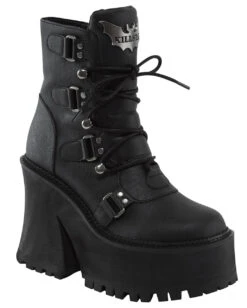 KILLSTAR Coffin Sleep Boots -Halloween Kostüm Geschäft killstar coffin sleep boots gothic stiefel killstar mode kaufen gothic fashion kaufen 51916 03