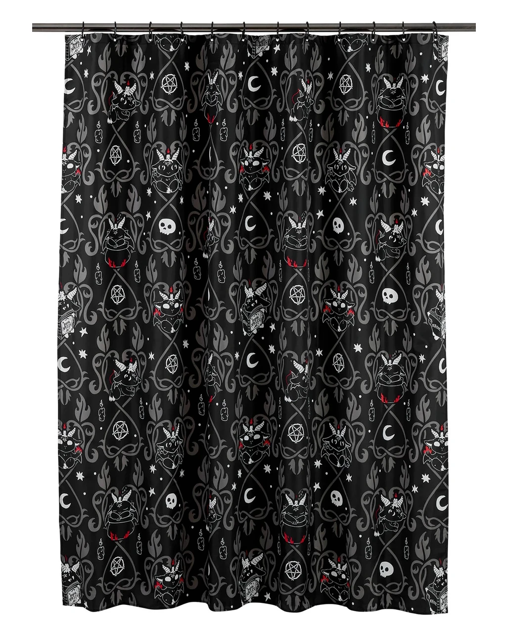 KILLSTAR Devils Details Duschvorhang 1 KILLSTAR Devils Details Duschvorhang