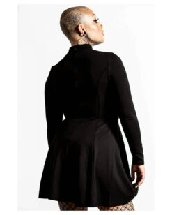 KILLSTAR Evanna Cross Kleid -Halloween Kostüm Geschäft killstar evanna cross kleid killstar evanna cross dress gothic mode gothic kleid 51915 01