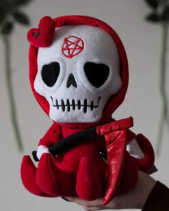 KILLSTAR Grim Reaper Secret Ritual Plüschtier -Halloween Kostüm Geschäft killstar grim reaper secret ritual pluesch tier killstar kreeptures gothic kuscheltier gothic accessoires und geschenkartikel 53723