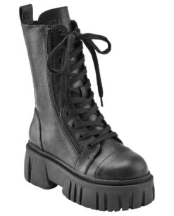 KILLSTAR Kick The Bucket Stiefel 5 KILLSTAR Kick The Bucket Stiefel -Halloween Kostüm Geschäft killstar kill the bucket stiefel killstar kill the bucket boots gothic schuhe gothic stiefel 51701 03