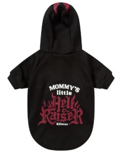 KILLSTAR Mommy's Hellraiser Hund & Katze Hoodie -Halloween Kostüm Geschäft killstar mommys little hellraise hunde und katzen hoodie tier puollover gothic fashion von killstar 52204 4