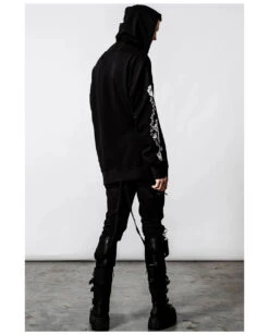 KILLSTAR Morning Longline Unisex Hoodie -Halloween Kostüm Geschäft killstar morning longline unisex hoodie gothic fashion von killstar gothic onlineshop 52186