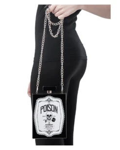 KILLSTAR Pure Poison Clutch Handtasche -Halloween Kostüm Geschäft killstar pure poison clutch handtasche gothic fashion und zubehoer online shoppen 51604 3