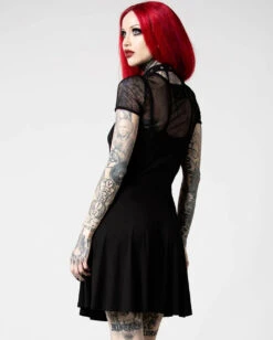 KILLSTAR Rotten Luck Skater Kleid 9 KILLSTAR Rotten Luck Skater Kleid -Halloween Kostüm Geschäft killstar rotten luck skater kleid killstar rotten luck skater dress gothic fashion gohtic kleider und roecke gotik mode 52290 4
