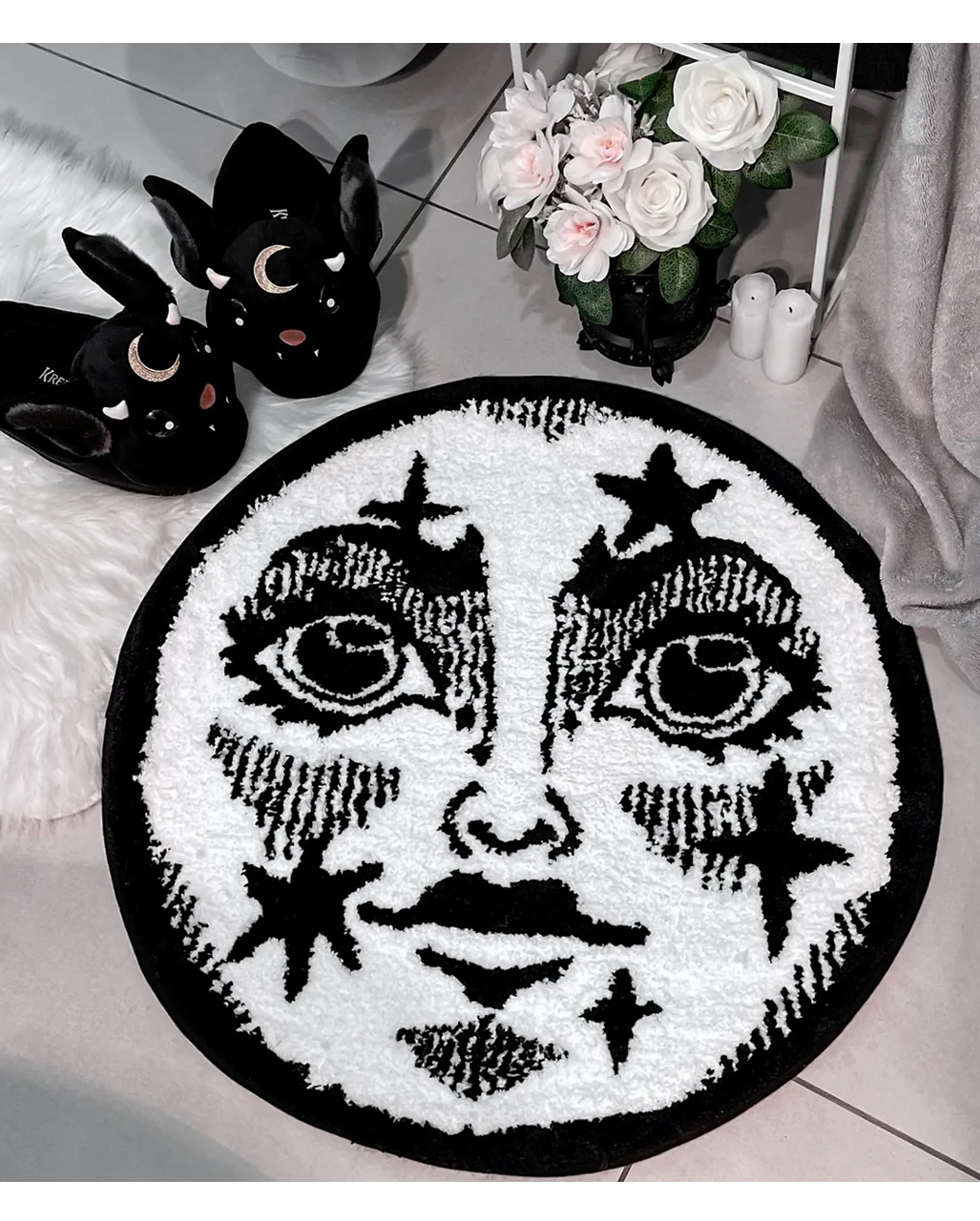 KILLSTAR Selene Badezimmer Teppich 2 KILLSTAR Selene Badezimmer Teppich – Bild 2