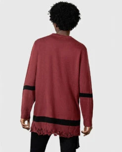 KILLSTAR Star Crux Strick Pullover -Halloween Kostüm Geschäft killstar star crux strick pullover oversized gothic pullover killstar fashion gothic mode gothic bekleidung gothic accessoires und geschenkartikel 54044 2