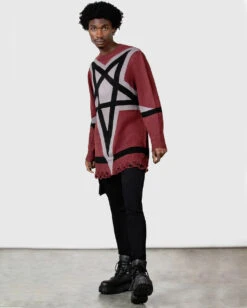 KILLSTAR Star Crux Strick Pullover