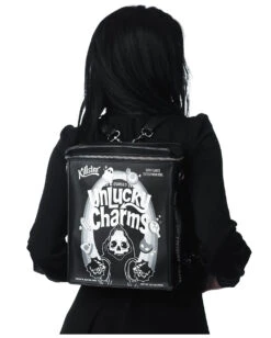 KILLSTAR Unlucky Rucksack Tasche 7 KILLSTAR Unlucky Rucksack Tasche -Halloween Kostüm Geschäft killstar unlucky rucksack handtasche gothic backpack and handbag gothic fashion und accessoires online kaufen 51236