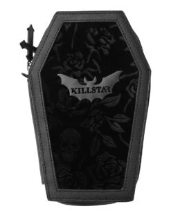KILLSTAR Vampir's Kiss Sarg Geldbörse -Halloween Kostüm Geschäft killstar vampirs kiss sarg geldboerse killstar vampirs kiss coffin wallet gothic accessoire 51207 02