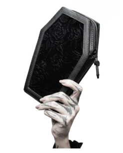 KILLSTAR Vampir's Kiss Sarg Geldbörse -Halloween Kostüm Geschäft killstar vampirs kiss sarg geldboerse killstar vampirs kiss coffin wallet gothic accessoire 51207 03