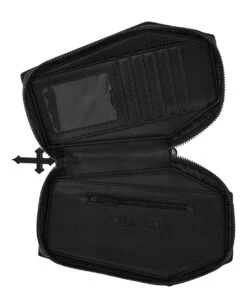 KILLSTAR Vampir's Kiss Sarg Geldbörse -Halloween Kostüm Geschäft killstar vampirs kiss sarg geldboerse killstar vampirs kiss coffin wallet gothic accessoire 51207 04