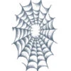 Knast Klebetattoo Spinnen Netz