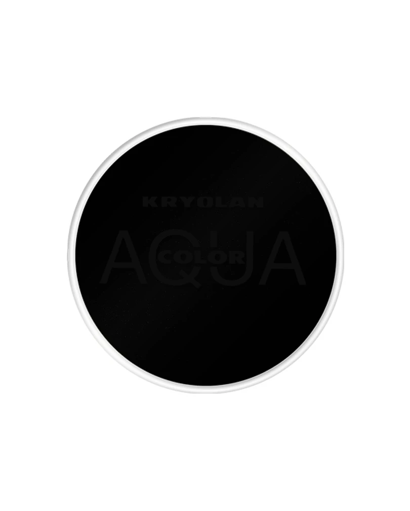 Kryolan Aquacolor Deep Black 8ml 1 Kryolan Aquacolor Deep Black 8ml