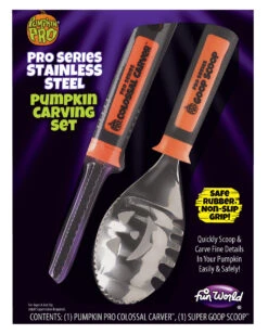 Edelstahl Kürbis Schnitz Set 2 Tlg.