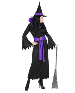Lavara Hexenkostüm -Halloween Kostüm Geschäft lavara hexenkostuem mit guertel und hexenhut lavara witch costume with belt and witch hat 37379 03