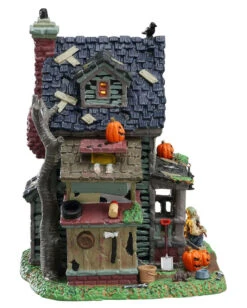Lemax Spooky Town - Creepy Neighborhood House -Halloween Kostüm Geschäft lemax spooky town creepy neighborhood house spooky town gebaeude kaufen 53848 03