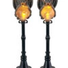 Lemax Spooky Town - Gargoyle Lamp Post 2er Set
