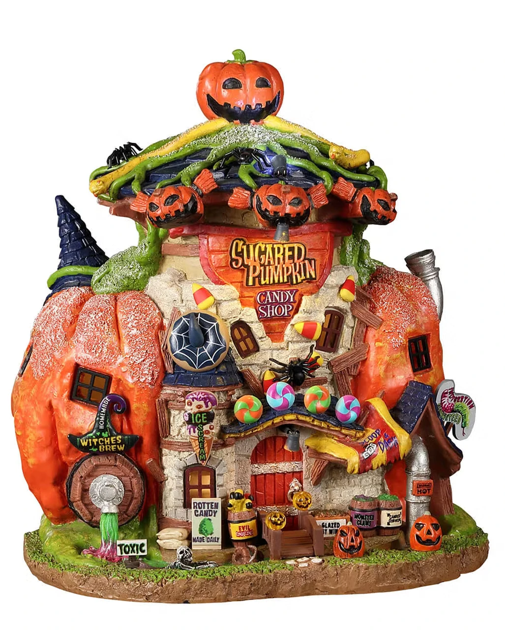 Lemax Spooky Town - Sugared Pumpkin Candy Shop 1 Lemax Spooky Town - Sugared Pumpkin Candy Shop