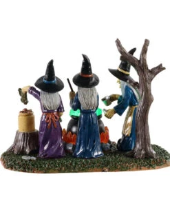 Lemax Spooky Town - Witches Teamwork 7 Lemax Spooky Town - Witches Teamwork -Halloween Kostüm Geschäft lemax spooky town witches teamwork halloween dekoration spooky town figurine 53630 04