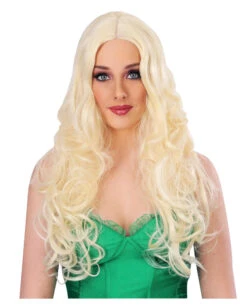 Lockige Damenperücke Blond