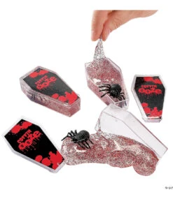 Mini Sarg Mit Slimy & Spinne