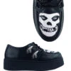 Misfits Skull Black Creepers Schuhe