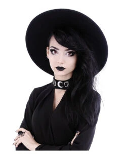 Moderner Hexenhut Fedora Style -Halloween Kostüm Geschäft moderner hexenhut fedora style modern witch hat fedora style 50587 02
